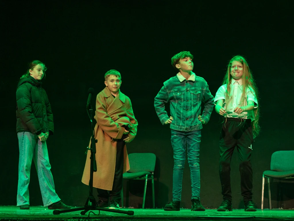 Whalley acting students performing in the Ribble Valley acting school