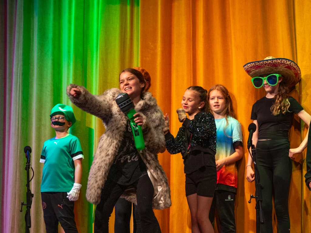 An acting class performance in Whalley